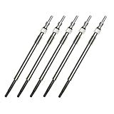 Glow Plug Set Compatible with Volvo S60 I S80 I 2001 2002 2003 2004 2005 2006 2007 5X 11V Dual Core