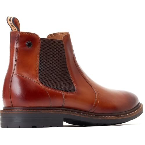 Bottes Chelsea en cuir Base London Bloom confortables pour marcher