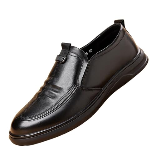 Men's Genuine Leather Slip-On Shoes Spring Arrival Casual Business Loafers for Men Soft Sole Driving Shoes