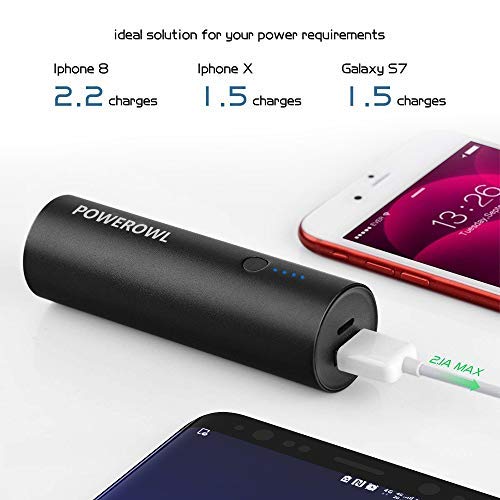 image for High Capacity Mini Portable Charger for iPhone, Premium Aluminum Shell