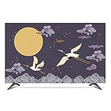 Lujo Ligero De Gama Alta 65-80in Cubierta TV Interior Paño Antipolvo Pantalla Cristal Líquido...