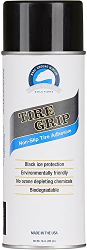 Bare Ground BGTG-1 Tire Grip Spray Can Environmentally Friendly Non-Slip Tire Adhesive