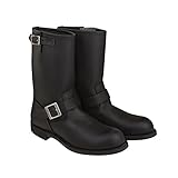 Indian Motorcycle Men's Leather Worthington Boot x Red Wing Shoes, Black - 9