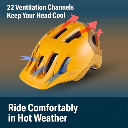 Bikeroo MTB Bike Helmet, Adjustable 56-62 cm / 22″ – 24″