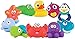 Nuby 10 Count (Pack of 1) Little Squirts Fun Bath Toys, Assorted Characters
