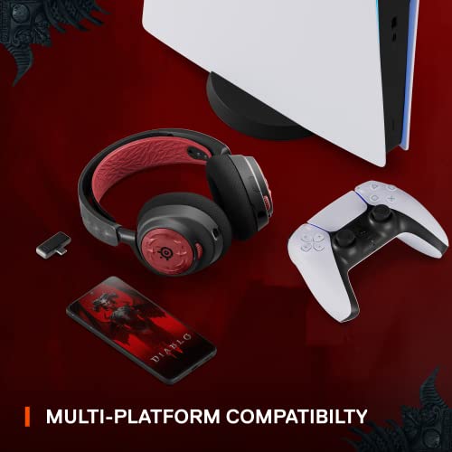SteelSeries Fone de ouvido Arctis Nova 7 sem fio multiplataforma para jogos – Diablo IV Edition Dual