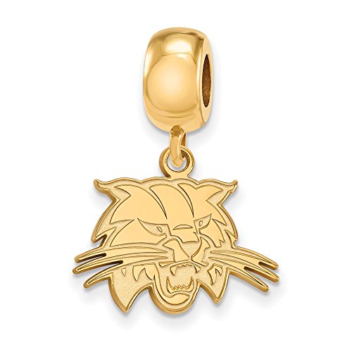 Ohio Small (1/2 Inch) Dangle Bead (Gold Plated)