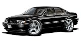 1993-96 Chevy Impala SS Lt-1 Wall Decal 4ft (48" Long) Sport Car Graphic Sticker Man Cave Garage Boy