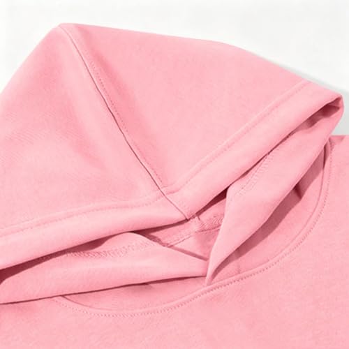 Cute Clothes for Girls Hoodie Pullover Sweatshirt Kangaroo Pocket | Oversized Drop Shoulder Long Sleeve Top, Soft Comfy Casual Sweatshirt, forSchool Lounge Outdoor Daily Wear - image 5