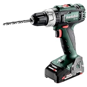 metabo bs 18 li + 2x 2,0 ah perceuse visseuse sans fil