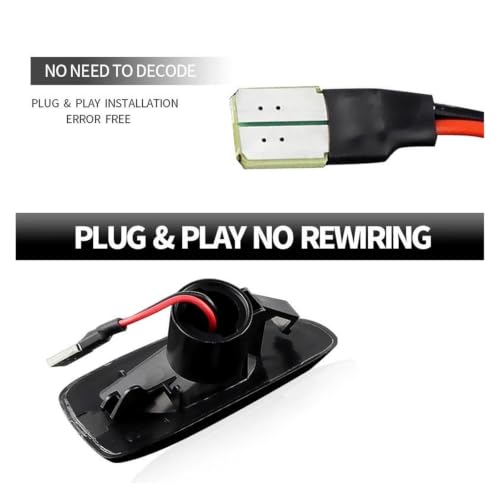 Feux De Position Latéraux Dynamiques LED Résolvez les Problèmes de Clignotant 12V Duster