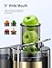 Juicer Machine, 800W Centrifugal Juicer Extractor with Wide Mouth 3” Feed Chute for Fruit Vegetable, Easy to Clean, Stainless Steel, BPA-free (Gold)