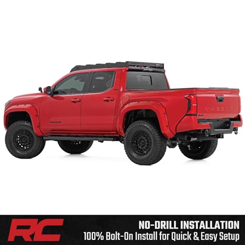 Rough Country BA2 Running Boards for Toyota Tacoma Double Cab (2024-2026) - 5" Wide Steel Step Bars, Non-Slip Grip Foot Rails, No-Drill Install, Truck Side Steps by Rough Country - Image 9