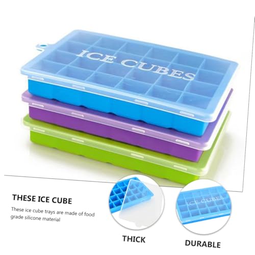 Molde para cubitos de hielo de silicona 3 piezas miniatura 2