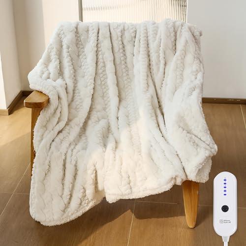 ESTINGO Heated Blanket Electric Throw - 50x60 Heating Blanket Throw