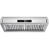 TAZPI 30 Inch Under Cabinet Range Hood 1200 CFM, Hook Design, Easy to Clean