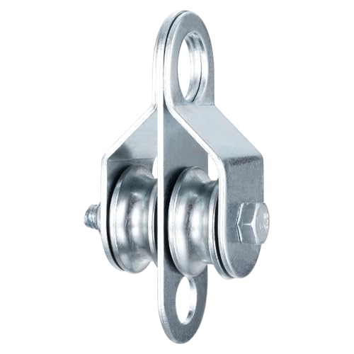 Bloc poulie à double câble avec roulements pour câble métallique 6mm
