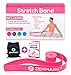 Stretch Bands for Dancers and Gymnasts - Exercise Bands for Dance, Ballet, Gymnastics, Cheerleading, Pilates Training Stretching Band Dance Stretch Bands for Flexibility Ballet Barre E-Book (Pink)