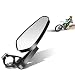 Produktbild Universal Motorrad Rückspiegel Spiegel, Lenkerendenspiegel Motorrad Spiegel Set [Ein Paar] Motorrad Spiegel Rückspiegel E-geprüft, Elektroauto Motorrad Rückspiegel, schwarz