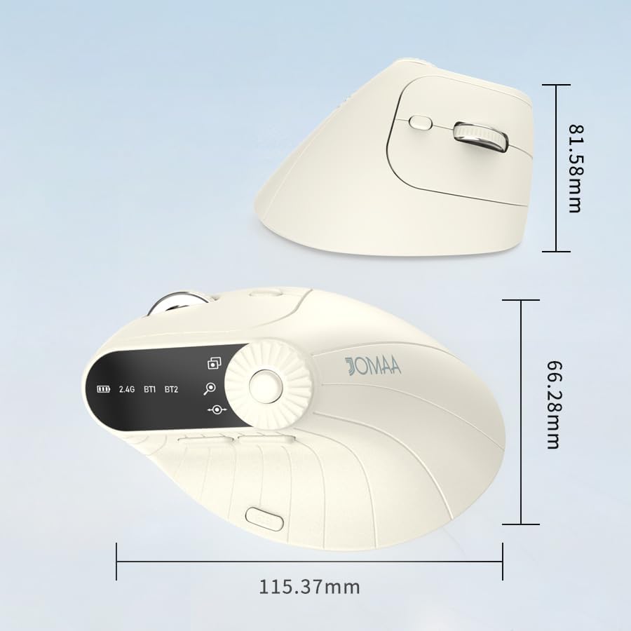 JOMAA VM604 mouse with dimensions
