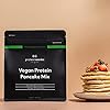 Protein Works - Preparato Per Pancake Vegani, 100% Vegetale, Colazione ad Alto Contenuto Proteico, Snack a Basso Contenuto di Zucchero, Naturale, 500g
