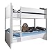 Produktbild Vipack 'Autobett rosb9014 Robin Bett SUPERPOSE MDF weiß lackiert 210 x 97 x 174 cm