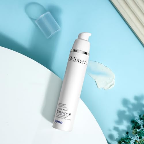 Image of Sun Defense Cream with Niacinamide 10% Hyaluronic Acid & Beet Root Extract SPF 50 PA+++ Sweatproof Lightweight Face Sunscreen for Oily & Combination Skin Daily UV Protection 50 ml