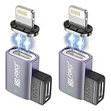 日本の中小企業 MSL FORCE USB-C to lighting 磁性 27W PD 480Mbpsデータ転送 軽量小型 急速充電 2個セット (L字タイプ, Lightingコネクタ)