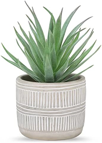 Der Rose Fake Succulents Plants Artificial Succulents in Pots for Room Home Bathroom Bedroom Office Boho Decor