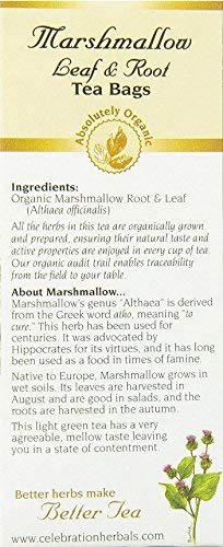 Marshmallow Leaf and Root Tea - 2 Pack (48 Bags Total)
