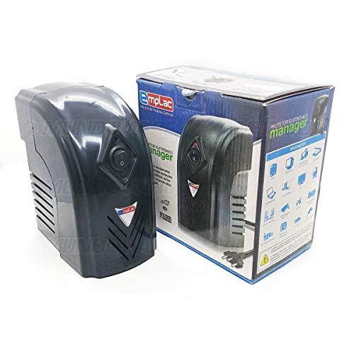 Protetor Eletrônico 500VA 350 watts Bivolt Entrada 110v/220v Saída 110v Manager Emplac F60002