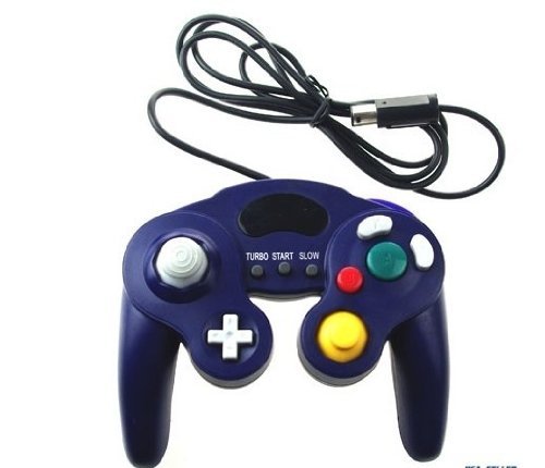 Amazon.com: KINGZER Wired Turbo Shock Game Controller for GameCube NGC ...