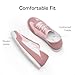 DREAM PAIRS Boys Girls Sneakers Foldable Back Retro Classic Casual Tennis Lightweight Breathable Walking Shoes for Little/Big Kid,Size 4 Big Kid,Pink,KUUMFN2501
