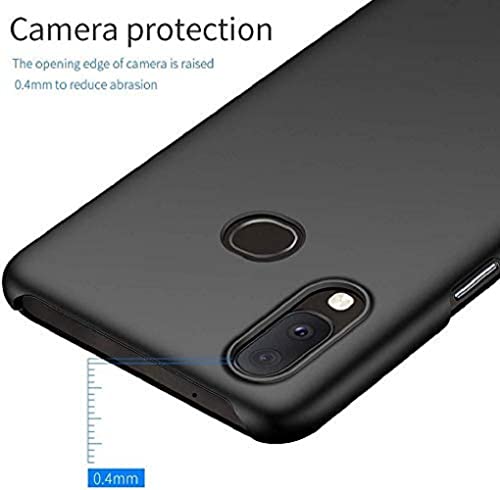 Image of Mobile Back Cover Case for Samsung Galaxy A10S, Sm-A107F /Ds, Sm-A107M (Silicone Case|CameraProtection|Black SC1510)