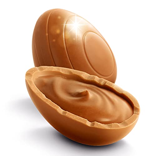 Milka Feine Eier Nougat-Crème 1 x 90g, Zartschmelzende Alpenmilch Schokolade mit Nougat-Crème – Bild 4