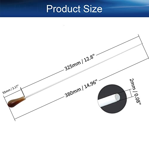 Image of Othmro 1Pcs Hollow Teachers Pointer Teaching Pointer Stick for Classroom, Metal Handheld Presenter Pointer Length 14.96 inch, Handheld Presenter Whiteboard Pointer for Teachers /Guides /Coach (Brown)