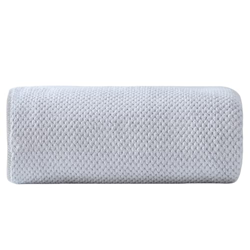Akzpe 40x80 Inches Bath Sheets Towels for Adults Oversized Bath Towels Extra Large Luxury Super Soft Absorbent Quick Dry Microfiber (Gray,1PCS)