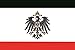 U24 Aufkleber Kaiserreich mit Adler Flagge Fahne 12 x 8 cm Autoaufkleber Sticker