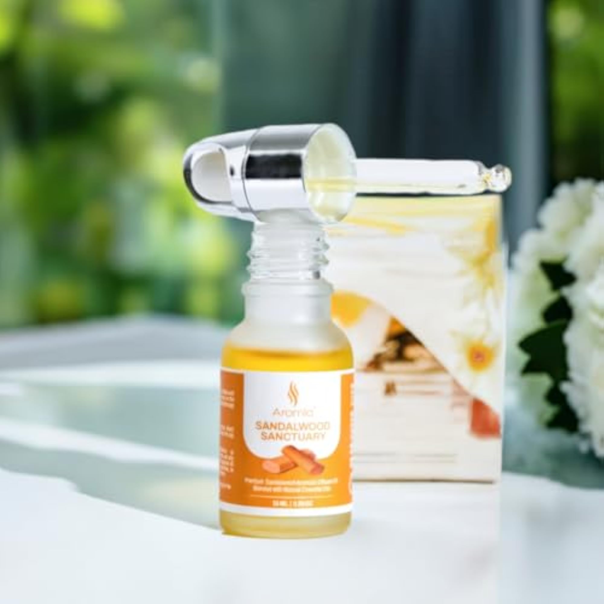 Aromla Sandalwood Sanctuary Natural Essential Blended Aromatic Diffuser Oil