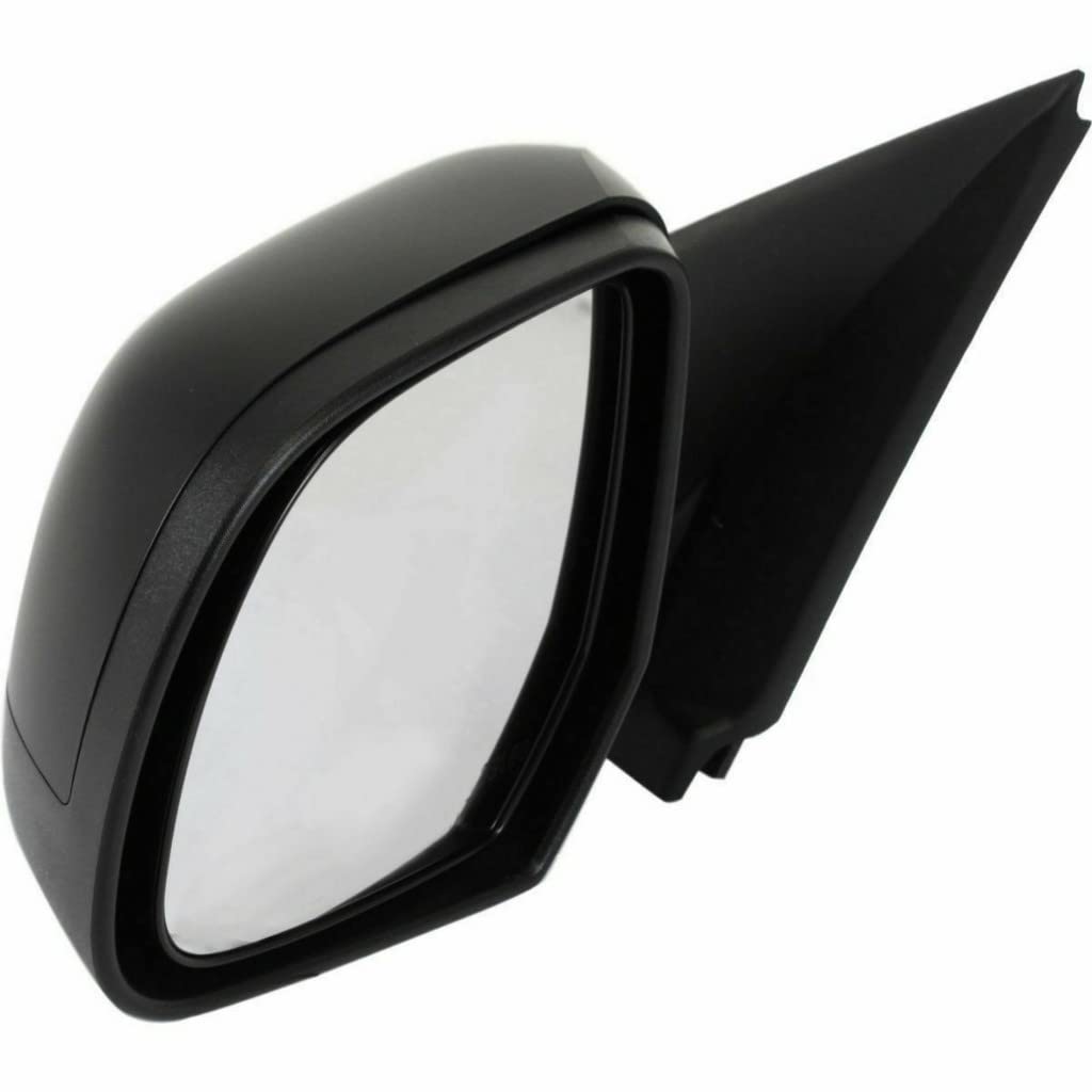 A-Premium Driver Side Power Mirror - Compatible With 2008-2011 Nissan Versa, Black Manual Fold