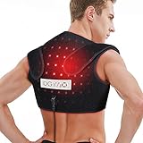 Red & Infrared Light Therapy Device for Shoulder Pain Relief, Home Use Flexible Wearable Wrap Led Red Light Therapy for Back Shoulder Joints Muscle Relax