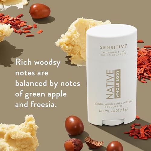 Image of Native | Sandalwood & Shea Butter| Sensitive |Whole Body |Deodorant| 2.4 oz