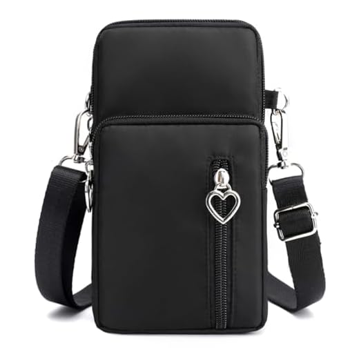 JANKS Small Crossbody Bags for Women Mini Cell Phone Purses with Crossbody Strap Phone Wallet Purses Shoulder Bag Nylon Arm Bag