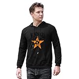 40% Polyester, 60% Cotton FREEDOM.DRRUI Men\'s Mano Negra Punk Ska Rock Music Printed Pullover Hoodies Long Sleeve Hooded Sweatshirt Black L