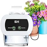LCD Display Automatic Plant Waterer Indoor, Anti-Siphon Self Automatic Watering System for Potted Plants, USB Power Automatic Drip Irrigation Kit with Customize...