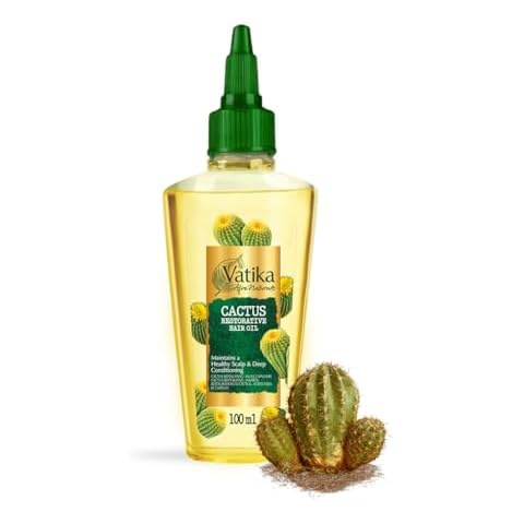 Vatika Afro Naturals Cactus Hair Oil for Scalp Wellness Cover