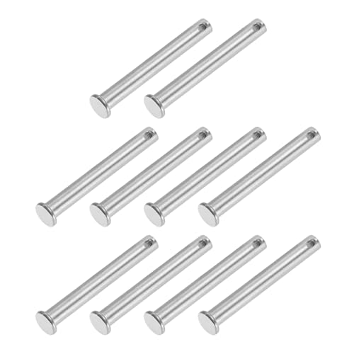 Goupille de chape inox 8x65 mm PATIKIL pour axe attelage remorque et charnière articulée x10