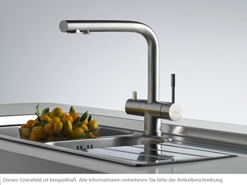 Franke Maris Atlas Clear Water 3in1 Edelstahl massiv Trinkwasserarmatur – Ansicht 2