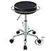DUHOME 410 Adjustable Height Swivel Medical Clinic Tattoo Spa Salon Stool with Wheels (Black)