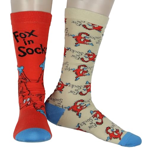MJC Dr. Seuss Kid's Fox In Socks Character Design...
